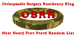 Member, Orthopaedic Surgery Residency Ring